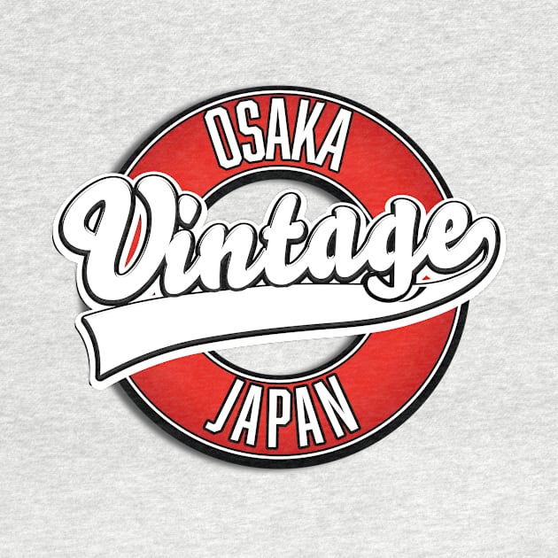 Osaka japan vintage style logo by nickemporium1